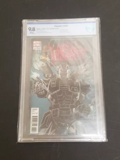 Punisher #218 Cbcs 9.8 Lenticular Variant Cover Edition Castle War Machine 2018