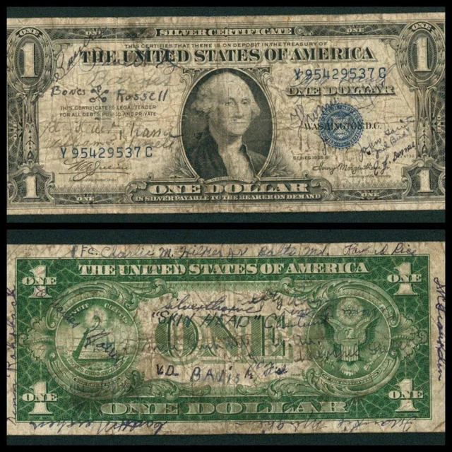 (( SHORT SNORTER )) $1 1935 A Silver Certificate ** DAILY CURRENCY AUCTIONS