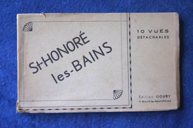 ST HONORE LES BAINS  Carnet de 10 cartes postales