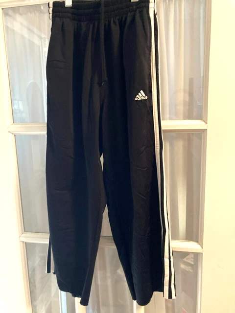 Adidas Kids Black 3 Stripes AUZ001 174786 No Pockets 20" Waist