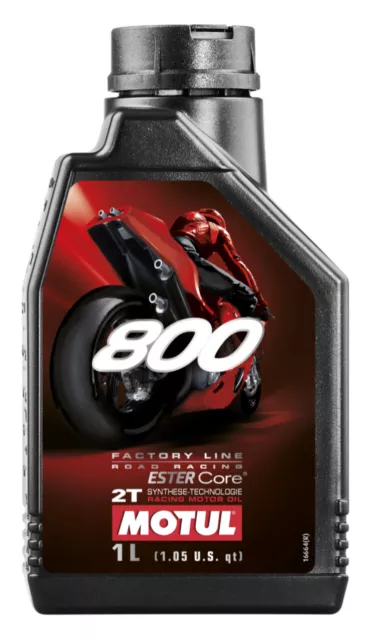 Motul 800 2T takt Road Racing Factory Line Motorrad Motoröl Ester Core 1Liter