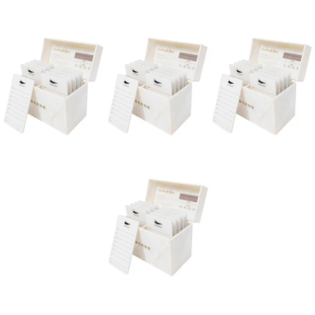 12 pz forniture estensione ciglia vassoio ciglia scheda ciglia