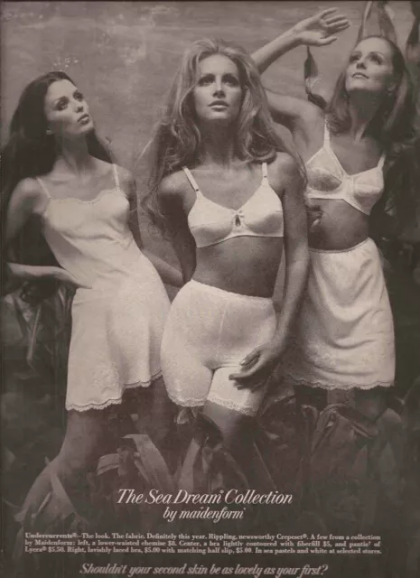 60'S MAIDENFORM SEA Dream Collection Lingerie Ad 1968 $9.50 - PicClick