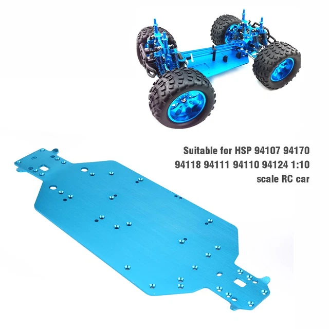 1/10 RC ALUMINUM Metal Chassis Upgrade Parts For HSP Monster Truck ...