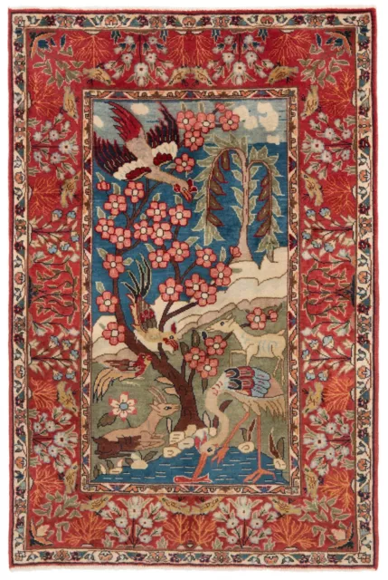 Isfahan Handgeknüpfter Perserteppich 166x113 cm-Fine,Orientteppich,,Carpet,rug