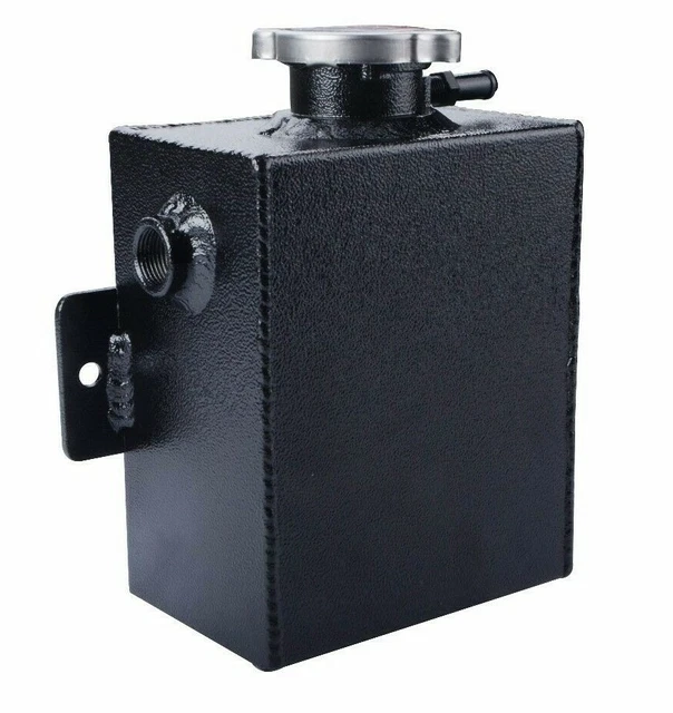 UNIVERSAL ALUMINUM COOLANT Expansion Radiator Overflow Tank Bottle 1.2L ...