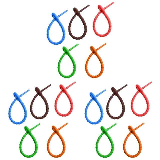30 Pcs Charger Organizer Rolled Straps Dsl Cable Travel Chargers Knot