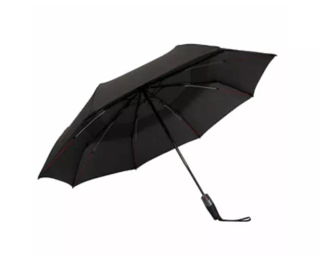 Shedrain 46in Vented Windpro Umbrella Anti-Inversion Technology, Black