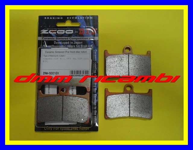Pastiglie Freno Anteriori Accossato Per Yamaha TT600 R TT 600 1998 - Mescola Organica OR, 250°C - 5