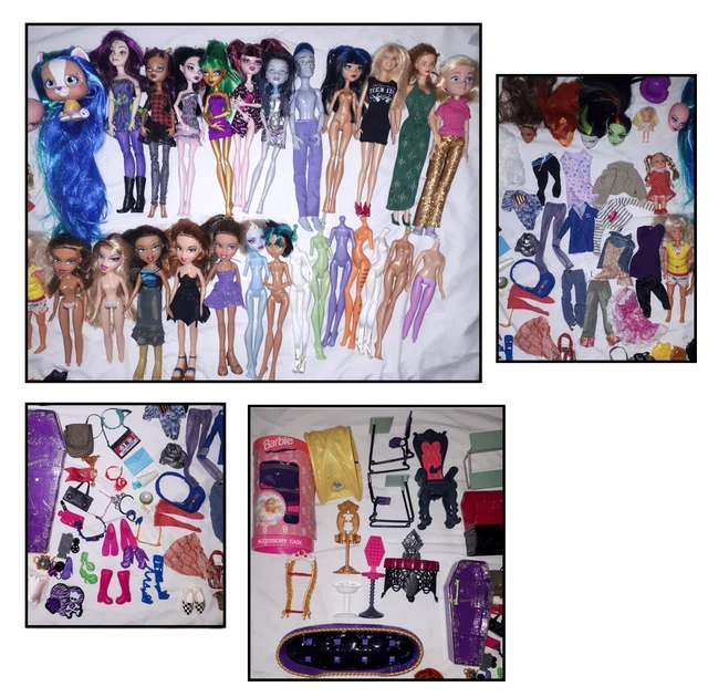 MIXED DOLLS LOT 5 Bratz Monster High Barbie etc SOLD AS A LOT