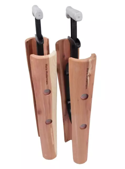 Stiefelspanner Zedernholz 35 cm lang Stiefelhalter Schaftformer mit GRAVUR