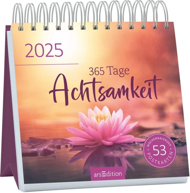 POSTKARTENKALENDER 365 TAGE Achtsamkeit 2025 | Kalender