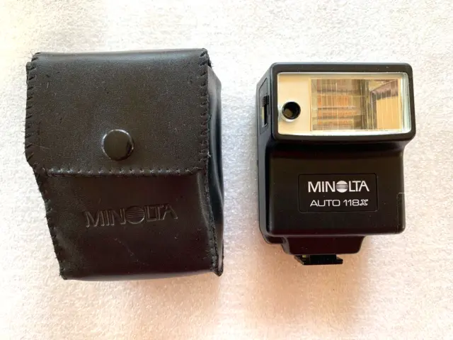 Minolta Auto 118x Shoe Mount Flash tested