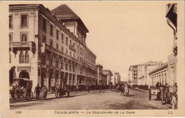 CPA AK MAROC CASABLANCA - Bd de la Gare (116304)