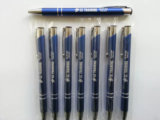 1/50/100/250/500 Personalised Engraved Metal Pens Wholesale Promotional Pen 3