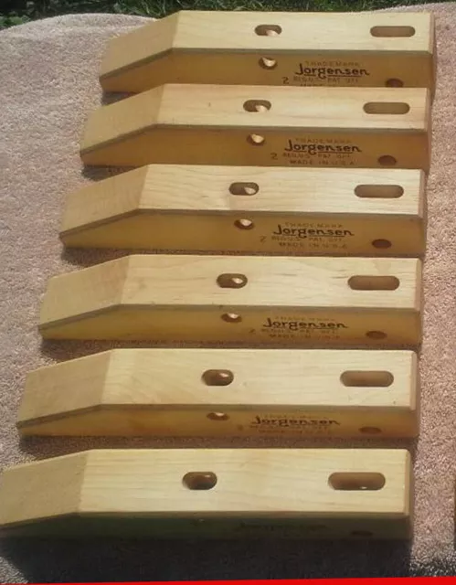 Jorgensen Handscrew Qty 6 pc 12" Woodworking Parallel Pony Vise Block Plane