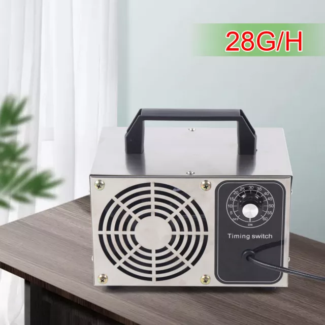 Air Purifier Machine Ozone Generator 28 g/h Mold Control Portable Home Indoor