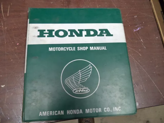 Honda motorcycle OEM used shop manual XL250S 1978-1981