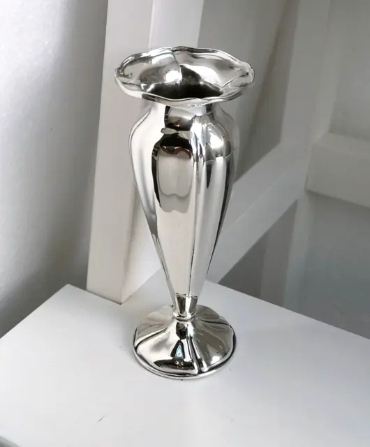 great old 830 silver vase - ART DECO / decorative and timeless beautiful