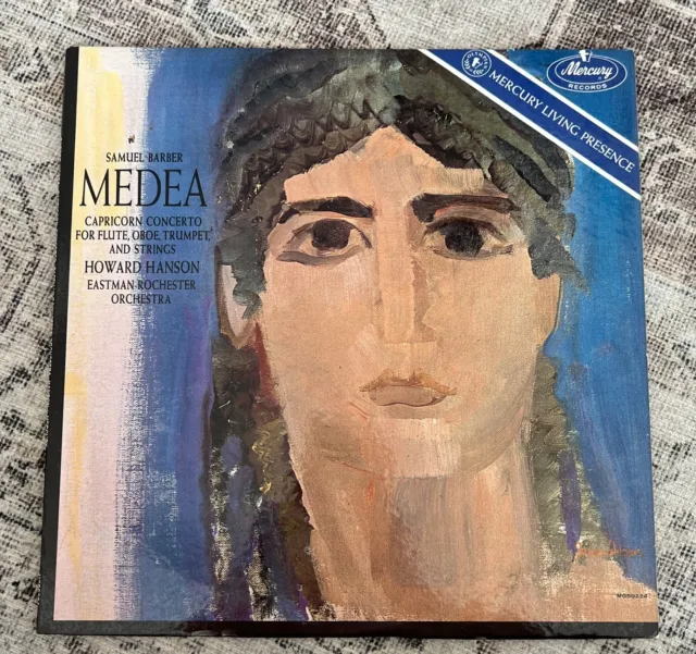 Barber - Medea / Capricorn Concerto For Flute, Oboe, Trumpet - 1960 - Vinyl LP