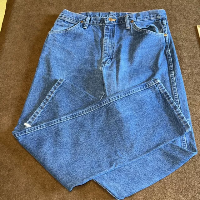 WRANGLER WESTERN COWBOY Blue Jeans Men's Size 35x32 13MWZPW $19.99 ...