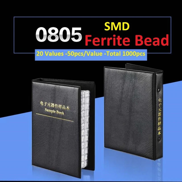 0805 SMD Ferrite Bead Samples Book Assorted Component Kits