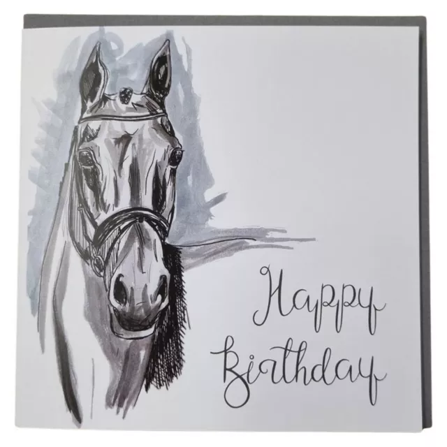Gubblecote - Carte d'anniversaire THOROUGHBRED HORSE (BZ4806)