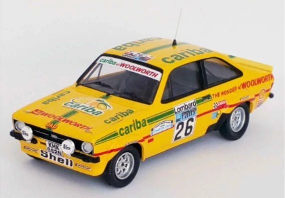 TROFEU FORD ESCORT Mk2 5th RAC Rally 1977 Andy Dawson/Andrew Marriott 1 ...