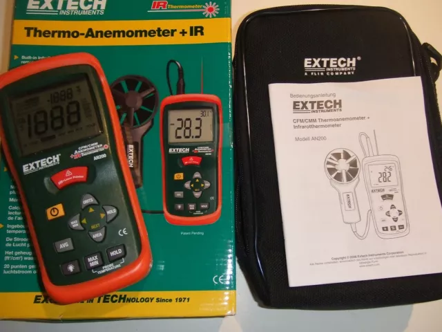 Extech AN200 Anemometer 0.4 bis 30 m/s