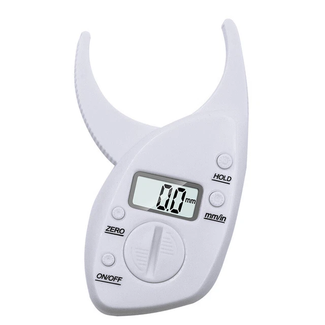 Pinza de grasa de piel (blanca) agarre cómodo medición precisa digital SG5