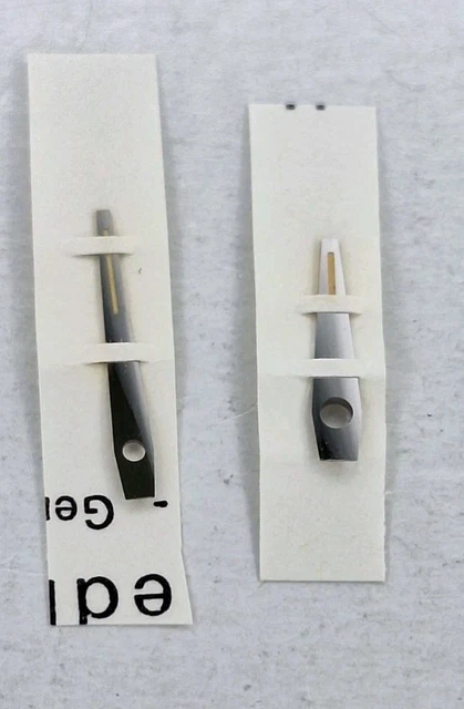 Aiguilles Originales Universal Genève Pour Montres Compax / Space Compax - Modèle V72 Bleu - NOS, Suisse