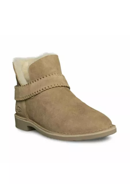 Ugg Mckay Chestnut Suede Ankle Strap Women's Boots Size Us 6/Uk 4