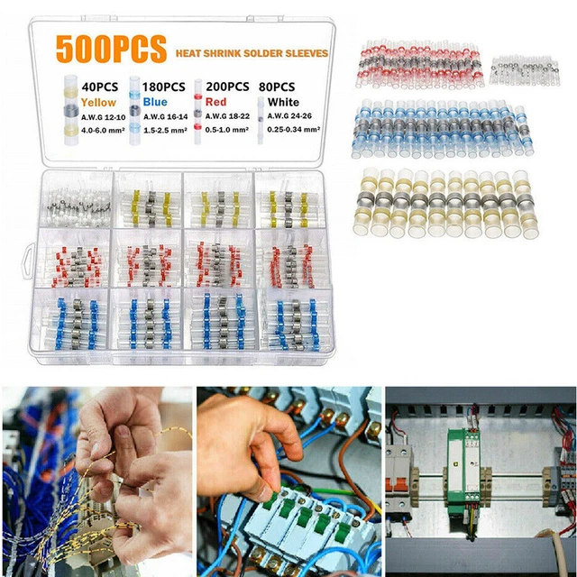 500PC Solder Stick Waterproof Solder Wire Connectors Kit Original Top Quality au