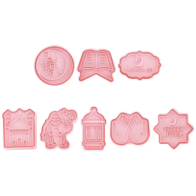 8 piezas cortador de camello cortador de juramento trajes para niños galletas
