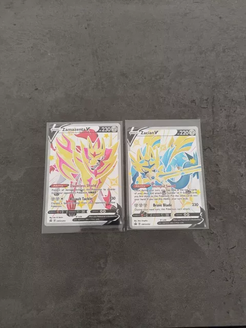 ZAMAZENTA V SWSH293 (Shiny) Black Star Promos Pokémon Card $4.00 - PicClick  AU