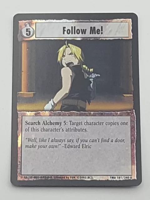 Fullmetal Alchemist TCG Einzelkarte Follow Me! Holo NM