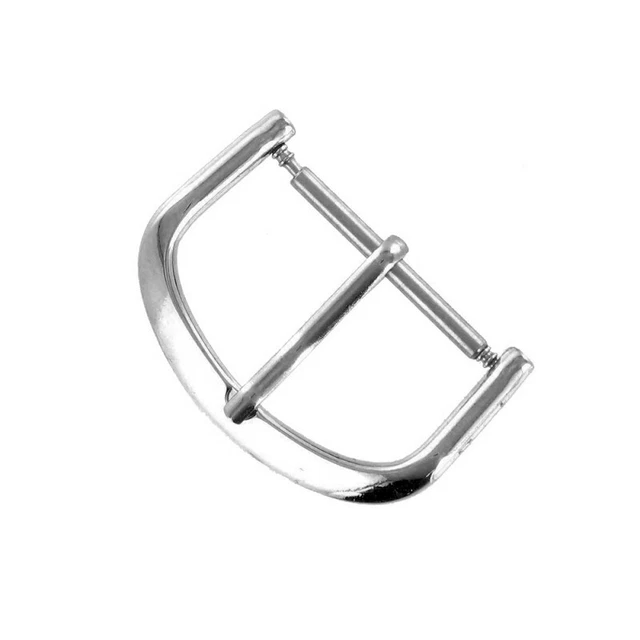 Boucle à Ardillon 22mm de remplacement en Métal Alloy Chromé pour Bracelet de Mo