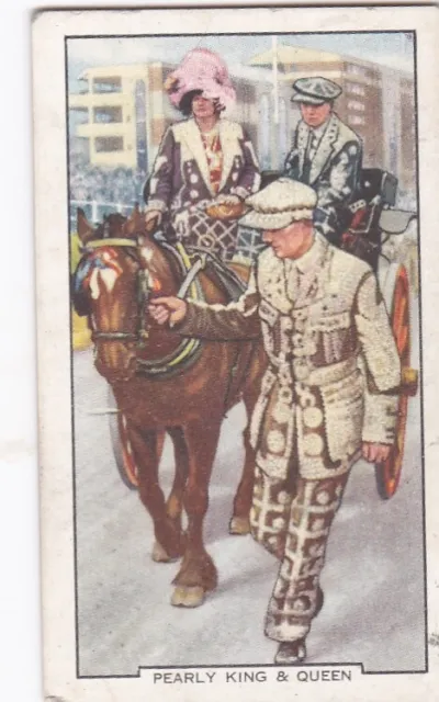 Gallaher Cigarette Card - Racing Scenes 1938 - 22 Pearly King & Queen