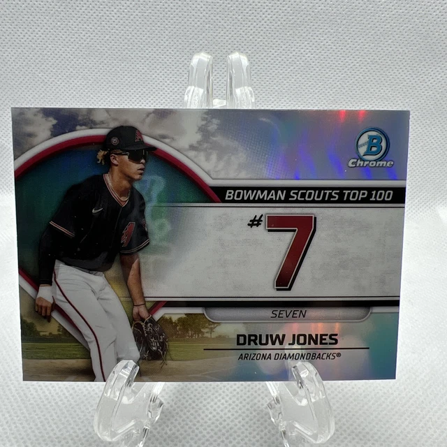 2023 BOWMAN DRUW Jones Top 100 Prospect BTP7 Bowman Diamondbacks 5.