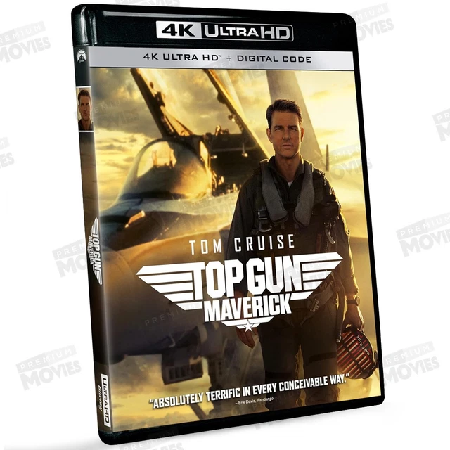 TOP GUN MAVERICK (2022) 4K Ultra HD Bluray 2Disc US Release w/Tom