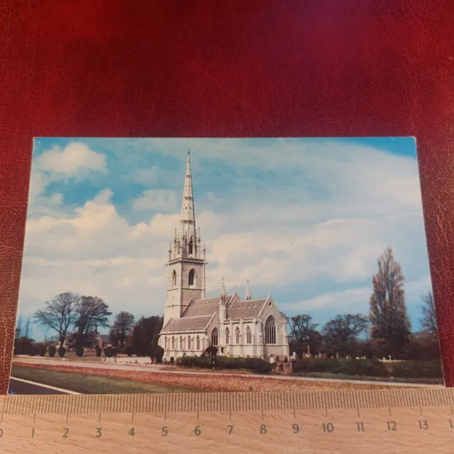 Vintage Postcard The Marble Church Bodelwyddan