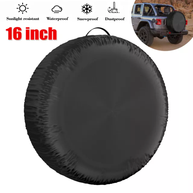 16inch Spare Tyre Cover Wheel Tyre Storage Bag Space Saver For Car Motorhome Van