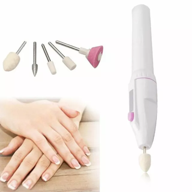 Electric Nail File Drill Portable Professional Manicure Pedicure Machine Set Kit