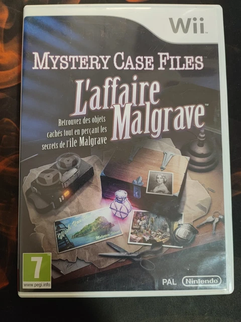 Mystery Case Files - L'Affaire Malgrave Sur Wii - Neuf PAL-FR