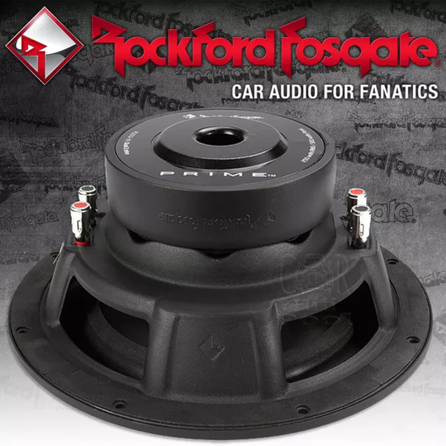 Rockford Fosgate Prime R2 R2D4-10 25cm Subwoofer 500 Watt Bass Woofer Chassis