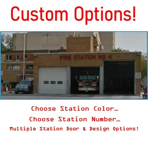 FIRE STATION FIRE House with Drive Through Bays Z Scale 1:220 NEW