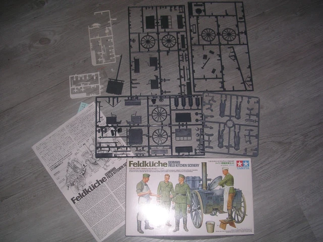 @ Maquette Militaire Feldkuche German Echelle 1/35Eme Tamiya @ Incomplet + Vrac@