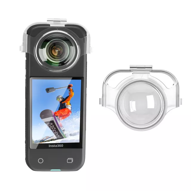 Transparent Lens Guard Lens Case for Insta360 X3 Camera Lens Cover Accessories