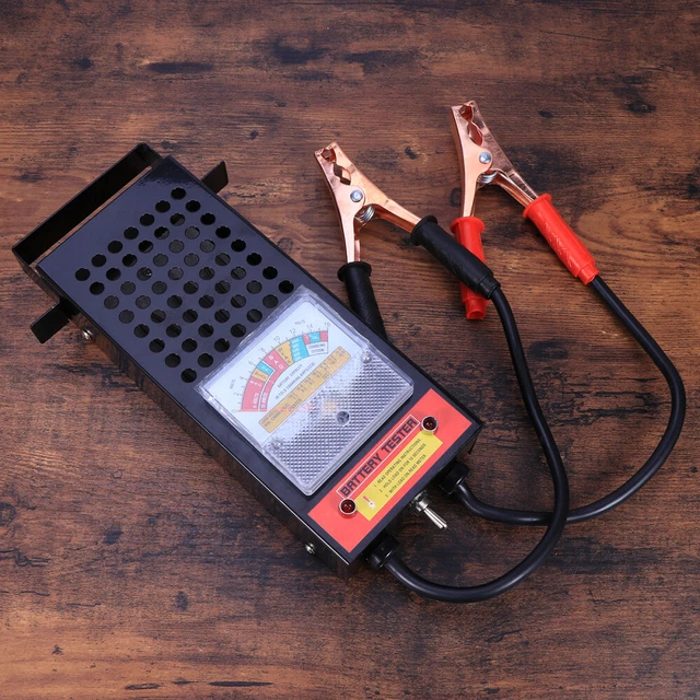 Tester batteria ad alta precisione 100 ampere per veicoli 6-12 V con lampada di visualizzazione per