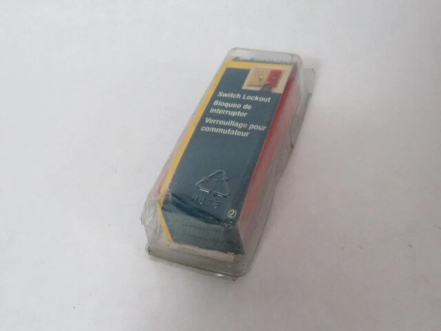 Brady 103540 Wall Switch Lockout 3.56"Hx1.42"Wx1"D 2-Pack  NEW